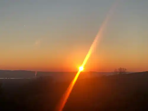 coucher de soleil campagne Haute Garonne
